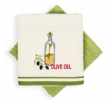 Набор из 2 полотенец для кухни Olive