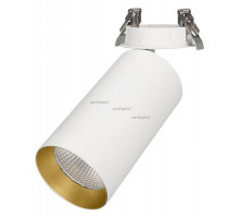 Спот Arlight SP-POLO-BUILT-R95-25W Day4000 (WH-GD, 40 deg) 027341