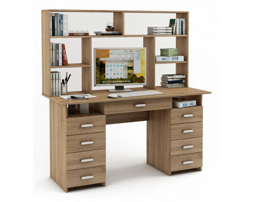 Стол компьютерный Лайт-9Я СН