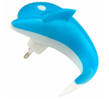 Ночник Uniel DTL-301 DTL-301-Дельфин/Blue/4LED/0,5W