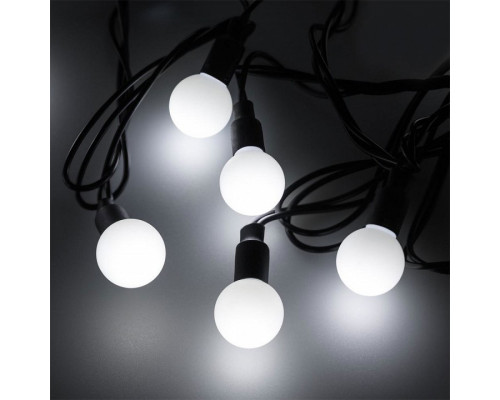 Гирлянда нить [10 м] Ball ARD-BALL-CLASSIC-D23-10000-BLACK-80LED WHITE (230V, 3.5W)