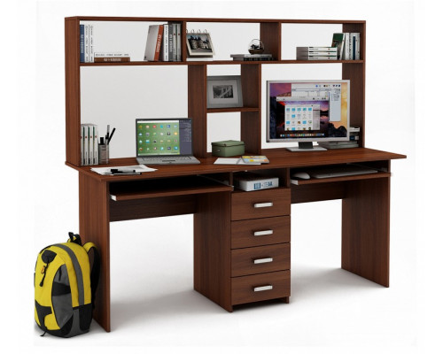 Стол компьютерный Лайт-11К СН