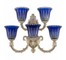 Бра Bohemia Ivele Crystal 7109 7109B16/3+2/210 GW P2 U Clear-Blue/H-1K