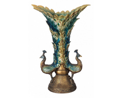 Ваза настольная (23.8x13.8x34.5 см) Павлин 504-344