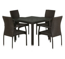Набор уличный T257A/Y379A-W53 Brown 4Pcs