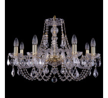 Подвесная люстра Bohemia Ivele Crystal 1406 1406/8/240/G/Leafs