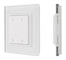 Панель-диммера сенсорная встраиваемая Arlight SR-2833 SR-2833K2-RF-UP White (3V, DIM,2 зоны)
