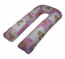 Подушка для беременных (80x140x35 см) Мишки