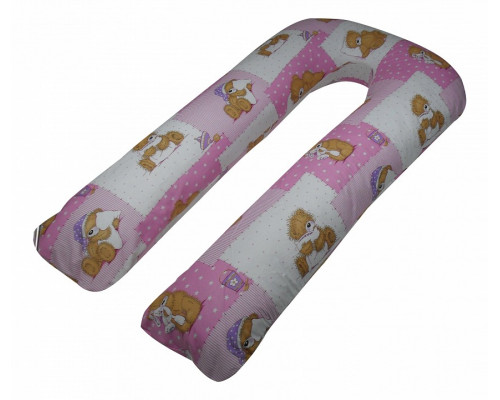 Подушка для беременных (80x140x35 см) Мишки