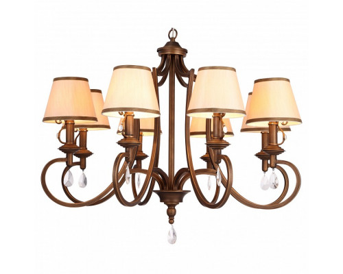 Подвесная люстра Arte Lamp Castello A6016LM-8BG