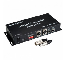 Декодер DMX Arlight DMX-24C DMX-24CH-5A (12-24V,1440-2880W)