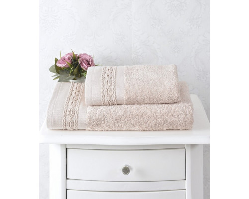 Набор из 2 полотенец для ванной Nelsi S.069пуд