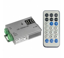 Контроллер-регулятор цвета RGBW с пультом ДУ Arlight HX-805 HX-805 (2048 pix, 5-24V, SD-карта, ПДУ)