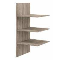 Панель с полками для шкафа Кристалл МН-131-62