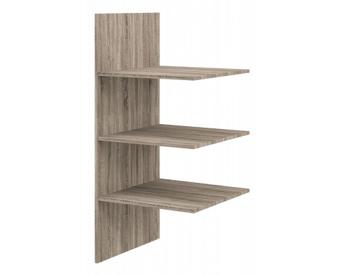 Панель с полками для шкафа Кристалл МН-131-62