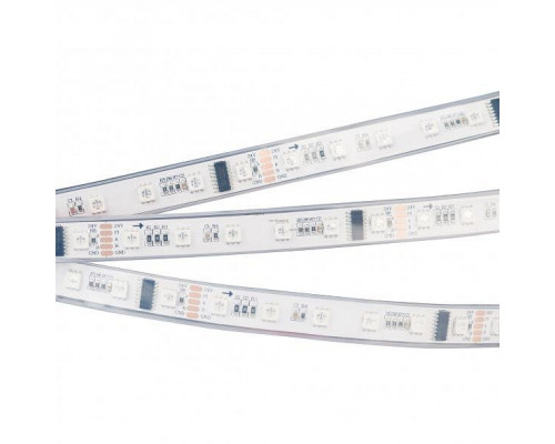 Лента светодиодная Arlight DMX-5000P-5060-60 24V Cx6 RGB (14mm, 12.5W, IP66) 024498(1)