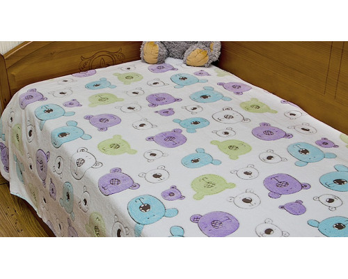 Плед (150х200 см) Разноцветные кошки