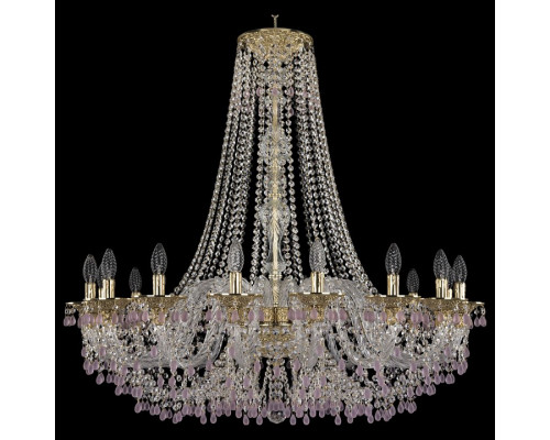 Подвесная люстра Bohemia Ivele Crystal 1610 16110/16/360/h-95 G V7010