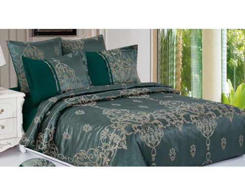 Постельное белье двуспальное Изумруд