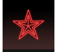 Звезда световая День Победы [0.41x0.39 м] RL-KN-9-11-R