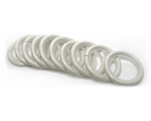 Набор из 10 колец для карнизов Жемчуг