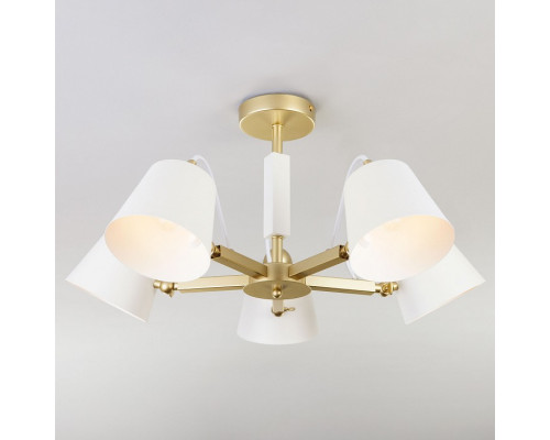 Люстра на штанге Eurosvet Frozen 70083/5 золото