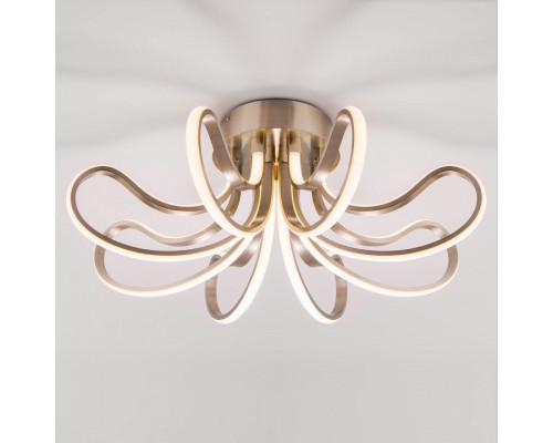 Потолочная люстра Eurosvet Lilium 90079/8 сатин-никель 80W