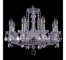 Подвесная люстра Bohemia Ivele Crystal 1402 1402/8/160/Ni/Leafs