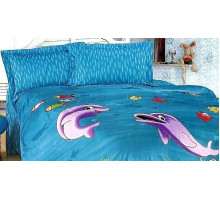 Постельное белье евростандарт Дельфин