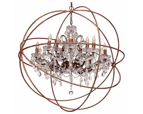 Подвесная люстра Loft it Foucaults orb crystal LOFT1897/15