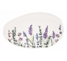 Блюдо декоративное (36 см) Bronco лаванда 189-251