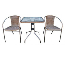 Набор уличный TLH-037A/060SR-60х60 Cappuccino 2Pcs