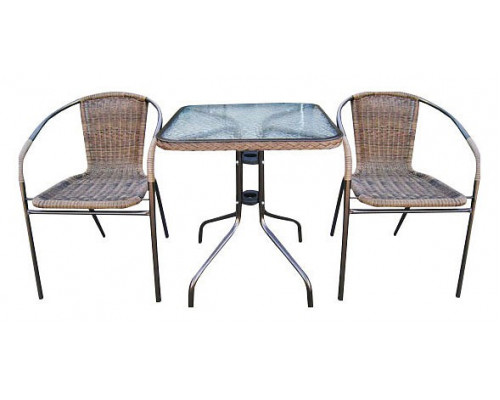 Набор уличный TLH-037A/060SR-60х60 Cappuccino 2Pcs