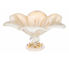 Чаша декоративная (40х24 см) White Cristal Avorio Giusy 647-762