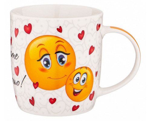 Кружка (380 мл) Смайл 260-557