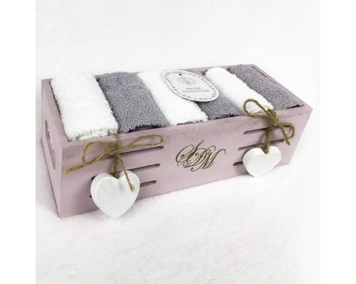 Набор из 6 полотенец для рук (30x30 см) Алита