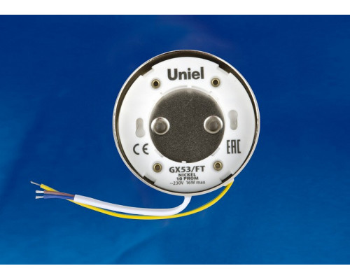 Накладной светильник Uniel Prom GX53/FT NICKEL 10 PROM