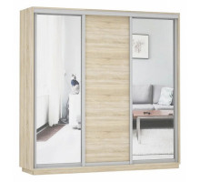 Шкаф-купе Экспресс Медиум (2 зеркала) Трио 2400x600x2400