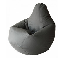 Кресло-мешок Серая ЭкоКожа 2XL 135*95 см
