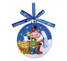 Елочный шар (7.5 см) Папье-маше F-0094570