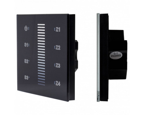 Панель-диммера сенсорная встраиваемая Arlight SR-2300 SR-2300TS-IN Black (DALI, DIM)