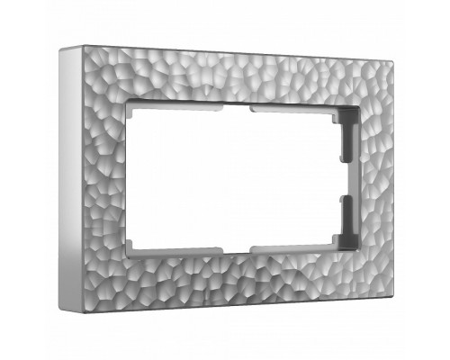 Рамка для двойной розетки Werkel Hammer W0082406 (серебряный)