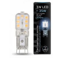 Лампа светодиодная Gauss 1074 G9 3Вт 4100K 107409203