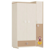 Шкаф платяной Маша и медведь Happy Days