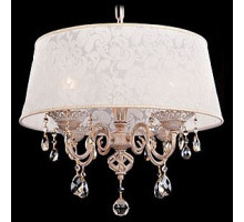 Подвесной светильник Eurosvet Malena 10008/4 белый с золотом/тонированный хрусталь Strotskis