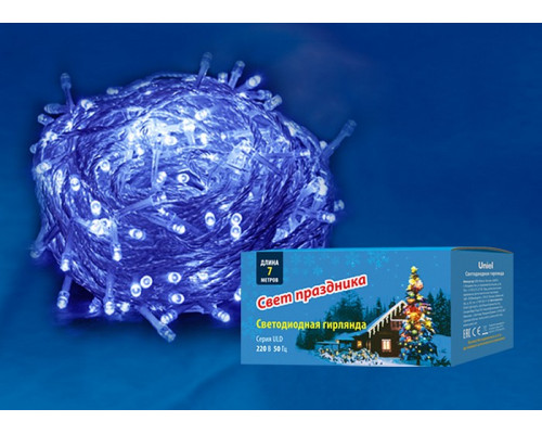 Гирлянда Нить Uniel ULD-S0700 ULD-S0700-060/DTA BLUE IP20