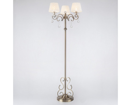 Торшер Eurosvet Eileen 1448/3F античная бронза Strotskis торшер