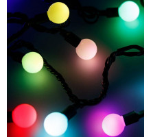 Гирлянда нить [10 м] Ball ARD-BALL-PRO-D23-10000-BLACK-80LED RGB (230V, 7W)