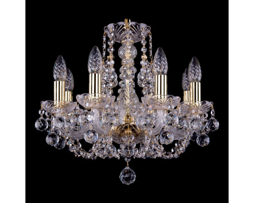 Подвесная люстра Bohemia Ivele Crystal 1406 1406/8/141/G/Balls