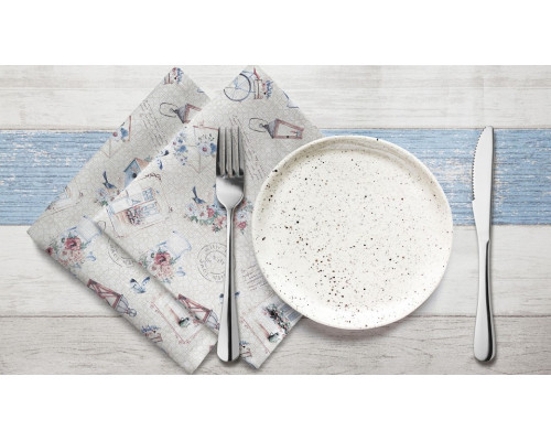 Набор из 2 салфеток (45x45 см) История открыток